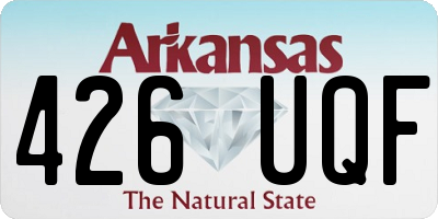 AR license plate 426UQF