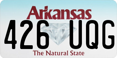 AR license plate 426UQG
