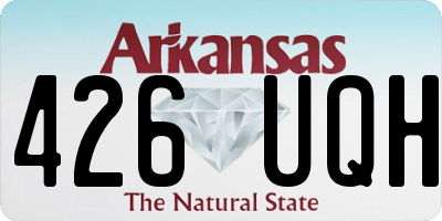 AR license plate 426UQH
