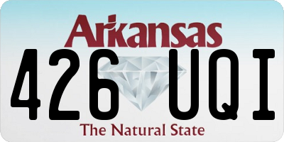 AR license plate 426UQI