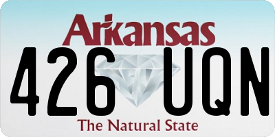 AR license plate 426UQN