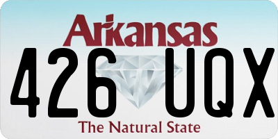 AR license plate 426UQX