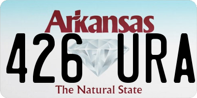 AR license plate 426URA