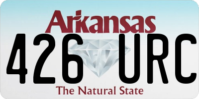 AR license plate 426URC