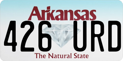 AR license plate 426URD