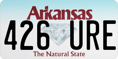 AR license plate 426URE