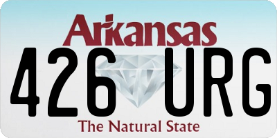 AR license plate 426URG