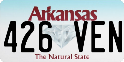AR license plate 426VEN
