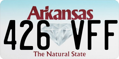 AR license plate 426VFF