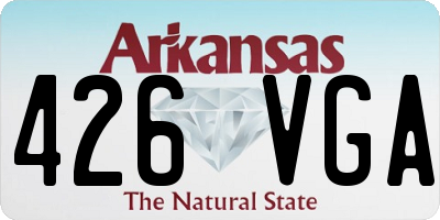 AR license plate 426VGA