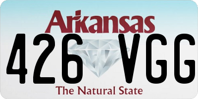 AR license plate 426VGG