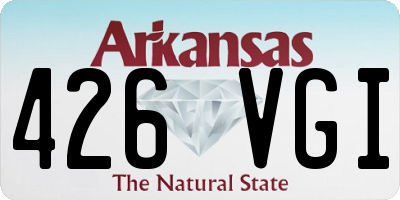 AR license plate 426VGI