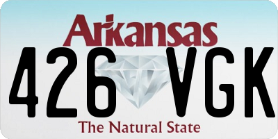 AR license plate 426VGK