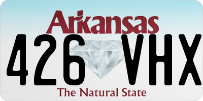 AR license plate 426VHX