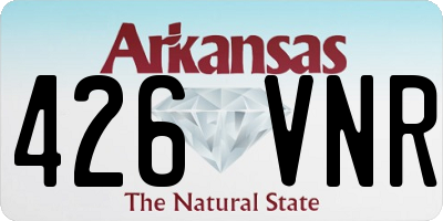 AR license plate 426VNR