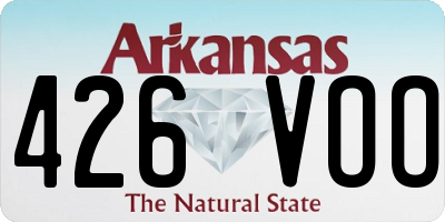 AR license plate 426VOO