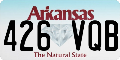 AR license plate 426VQB