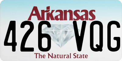 AR license plate 426VQG