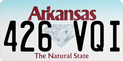 AR license plate 426VQI
