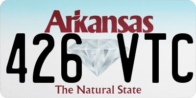 AR license plate 426VTC