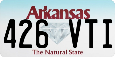 AR license plate 426VTI