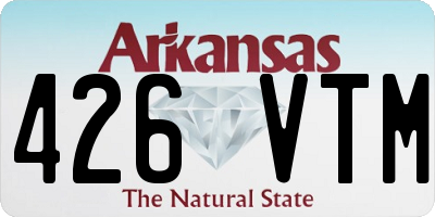 AR license plate 426VTM