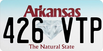 AR license plate 426VTP