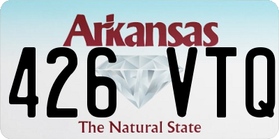 AR license plate 426VTQ