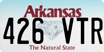 AR license plate 426VTR