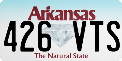 AR license plate 426VTS