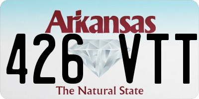 AR license plate 426VTT