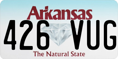 AR license plate 426VUG