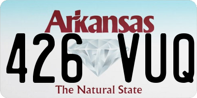 AR license plate 426VUQ