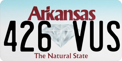 AR license plate 426VUS