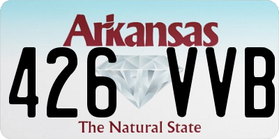 AR license plate 426VVB