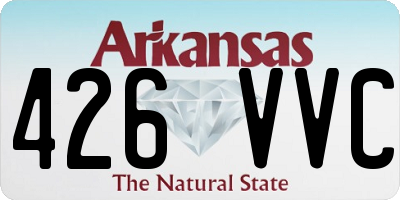 AR license plate 426VVC