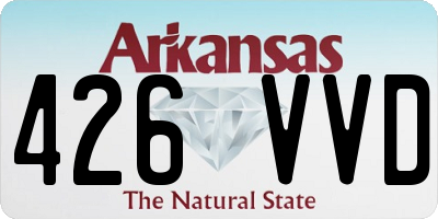 AR license plate 426VVD