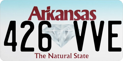 AR license plate 426VVE