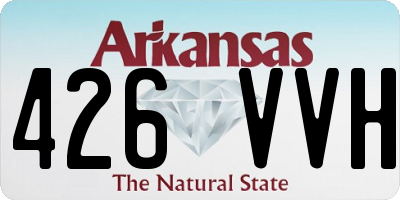 AR license plate 426VVH