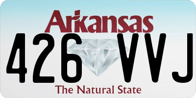 AR license plate 426VVJ