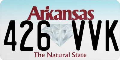 AR license plate 426VVK