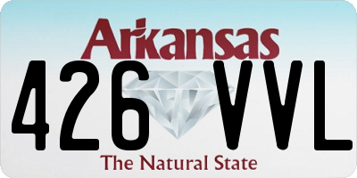 AR license plate 426VVL