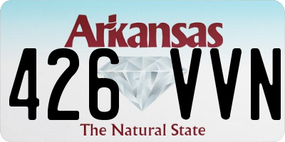 AR license plate 426VVN
