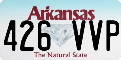AR license plate 426VVP