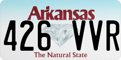 AR license plate 426VVR