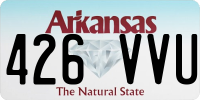 AR license plate 426VVU