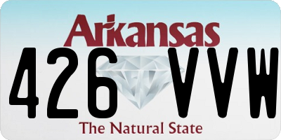 AR license plate 426VVW