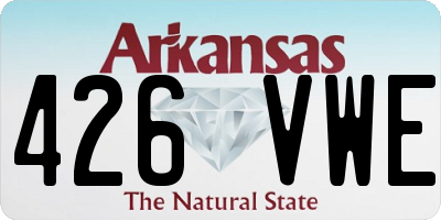 AR license plate 426VWE