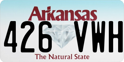 AR license plate 426VWH