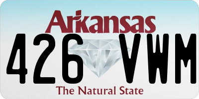 AR license plate 426VWM